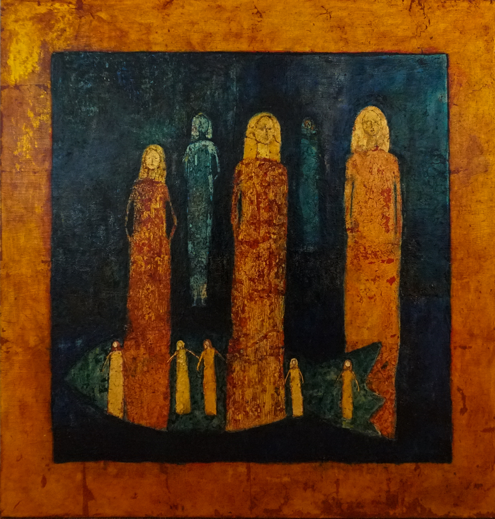 Night Voyage 80 cm x 80 cm