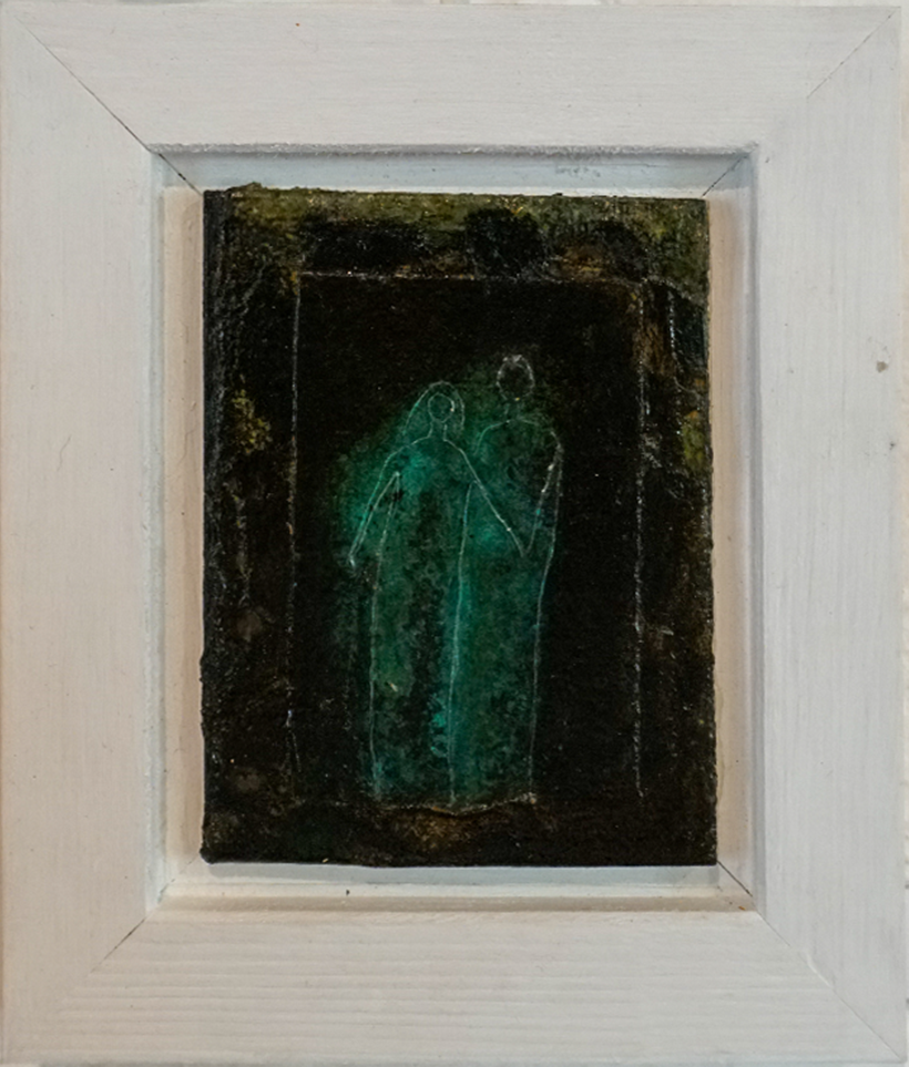 Northern Lights 19.5 cm x 16.5 cm